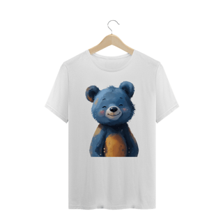 Nome do produto Blue Teddy Aquarela - Plus Size