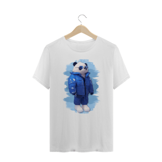 Nome do produto Blue Puffer Panda - Plus Size