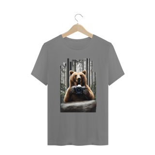 Nome do produto Fotógrafo Urso 2 - Plus Size