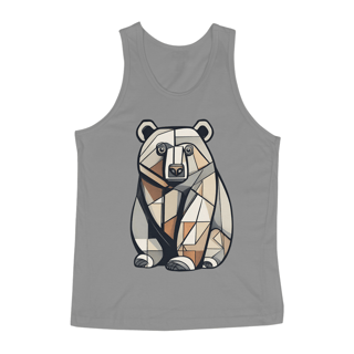 Nome do produto Urso Cubista Pintura - Regata