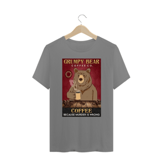 Nome do produto Grumpy Bear Coffee - Plus Size