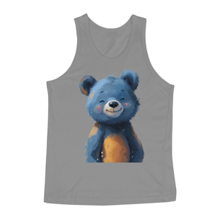 Nome do produto Blue Teddy Aquarela - Regata