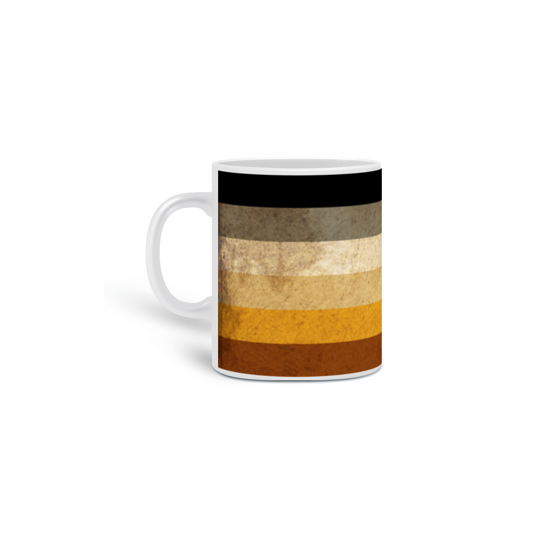 Bear Pride Flag Rust - Caneca