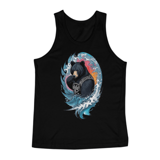 Nome do produto Black Bear Waves - Regata