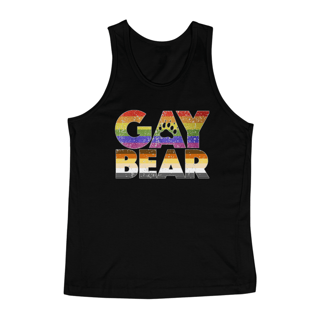 Nome do produto Lettering Gay Bear 2 - Regata