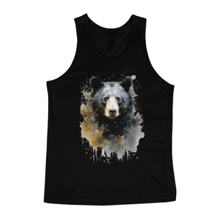 Nome do produto Urso Negro Aquarela - Regata