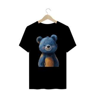 Blue Teddy Aquarela - Plus Size