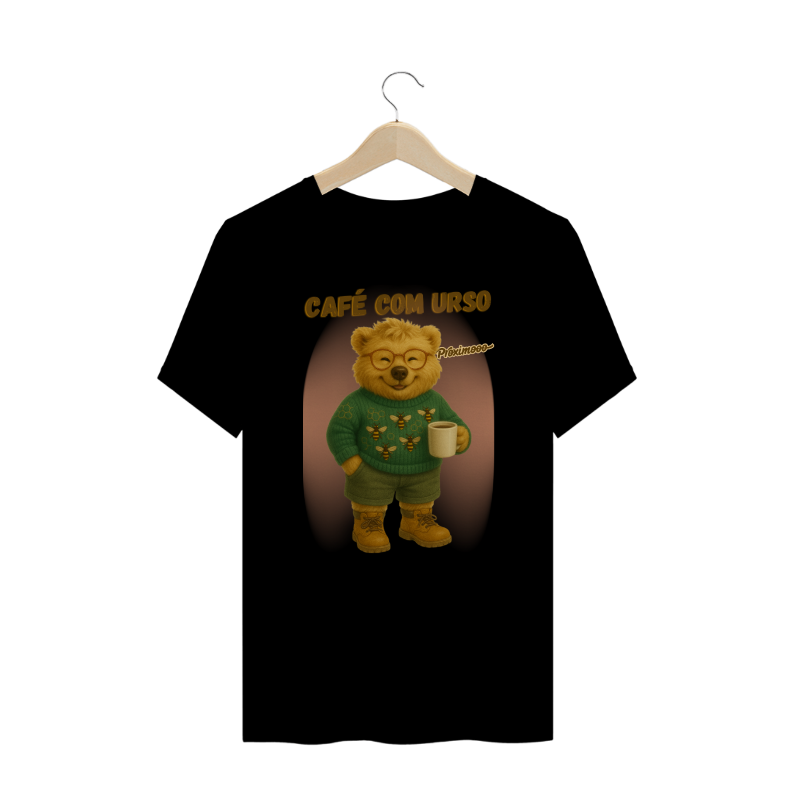 Café com Urso - Edu Fraga - Plus Size