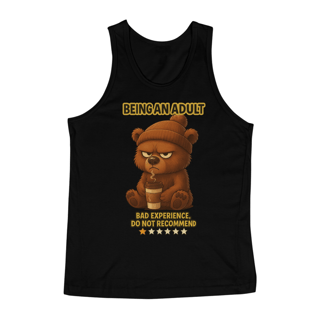 Nome do produto Being an adult - Regata