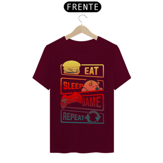 Nome do produto Eat Sleep Game Repeat - Quality