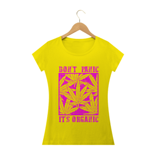 Nome do produtoT-SHIRT DON'T PANIC FEMININA 