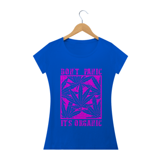 Nome do produtoT-SHIRT DON'T PANIC FEMININA 