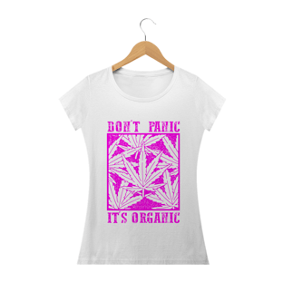 Nome do produtoT-SHIRT DON'T PANIC FEMININA 