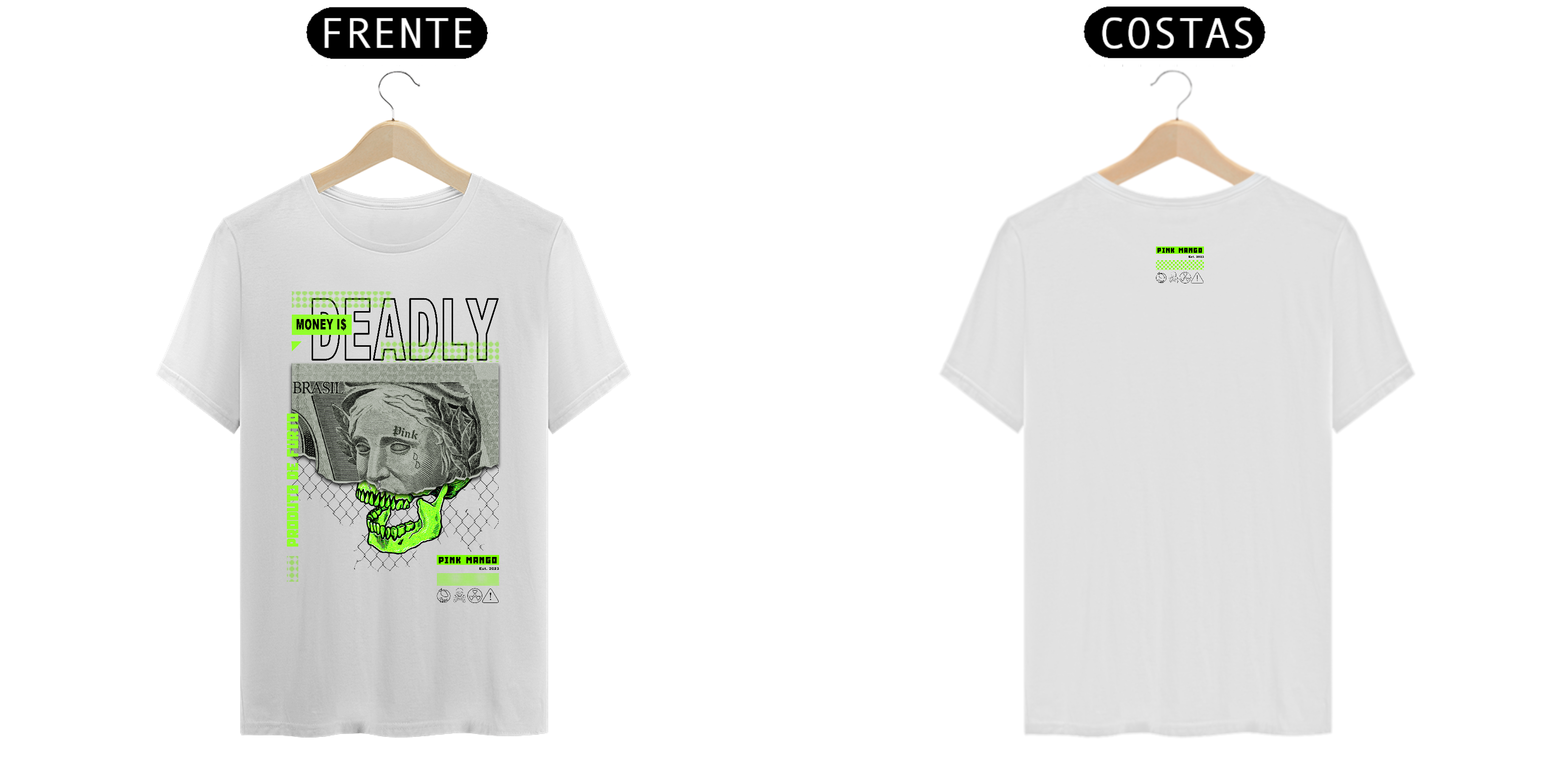 CAMISETA MONEY I$ DEADLY PREMIUM WHITE