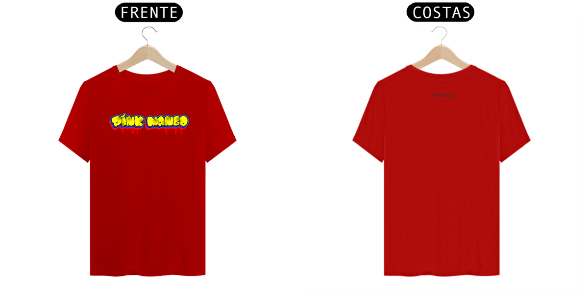 Nome do produto: CAMISETA GRAFFITI PINK MANGO