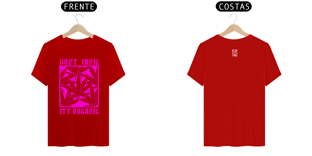 Nome do produtoCAMISETA DON'T PANIC ESTAMPA ROSA