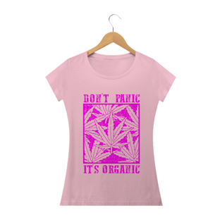 Nome do produtoT-SHIRT DON'T PANIC FEMININA 