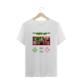Nome do produto Camiseta Choose Your Fighter | Plus Size | Vilões do Terror
