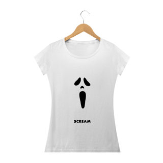 Camiseta Pânico | Baby Look | Ghostface | Scream