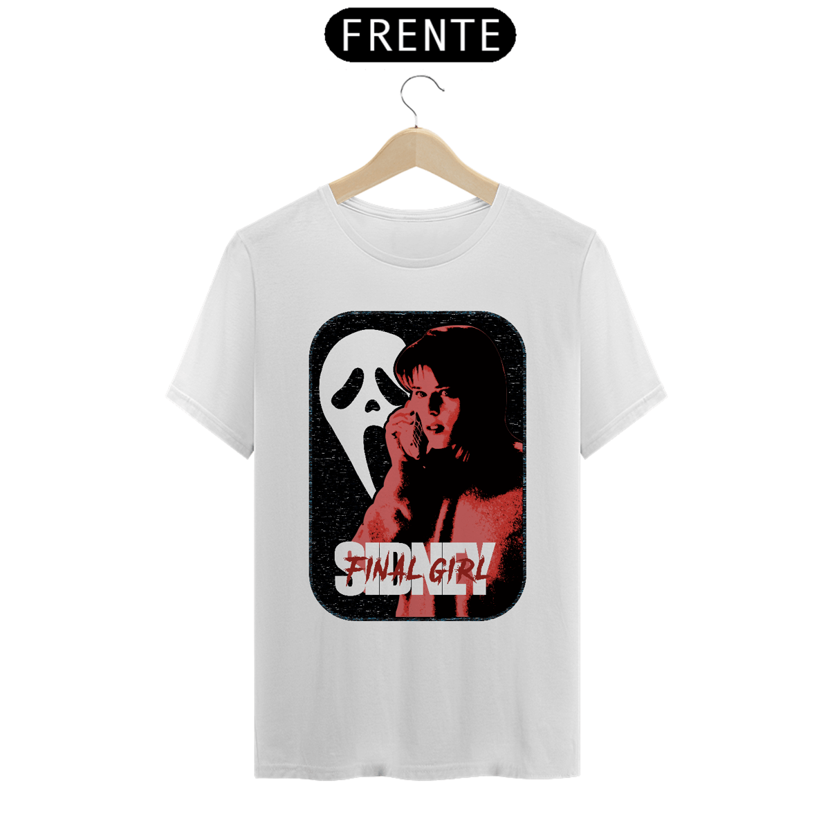 Nome do produto: Camiseta Final Girls | Sidney Prescott | Pânico