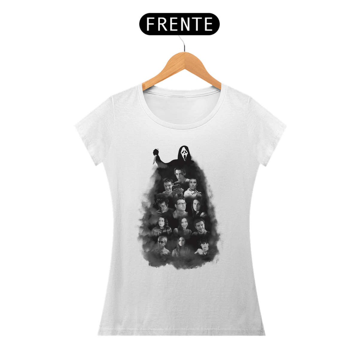 Nome do produto: Camiseta Ghostfaces | Pânico | Baby Look