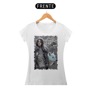 Nome do produto Camiseta Jon Snow | Game Of Thrones | Baby Look