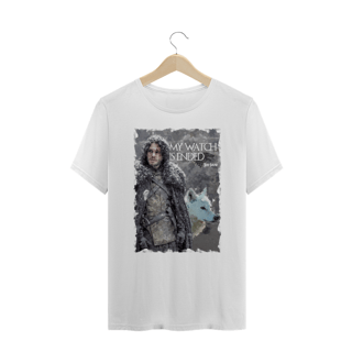 Nome do produto  Camiseta Jon Snow | Game Of Thrones | Plus Size