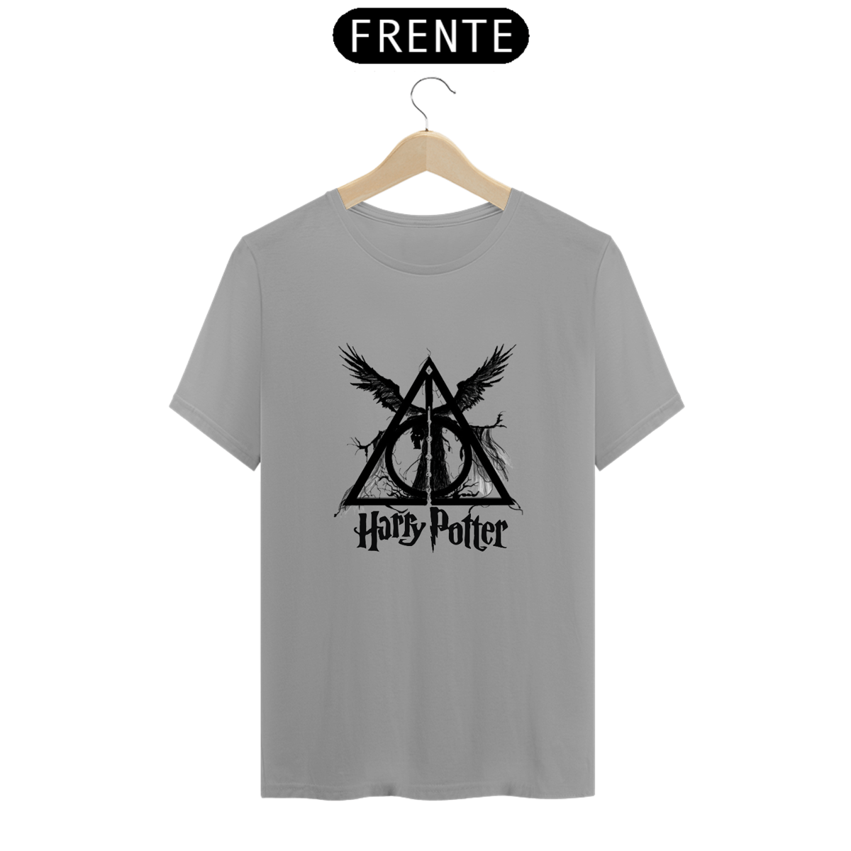 Nome do produto: Camiseta Harry Potter | As Relíquias da Morte