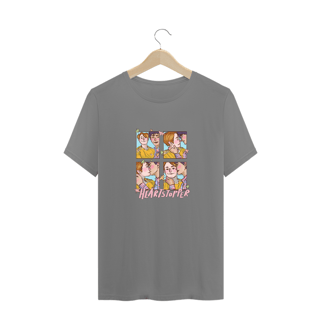 Nome do produto Camiseta Heartstopper | Plus Size | Quadros