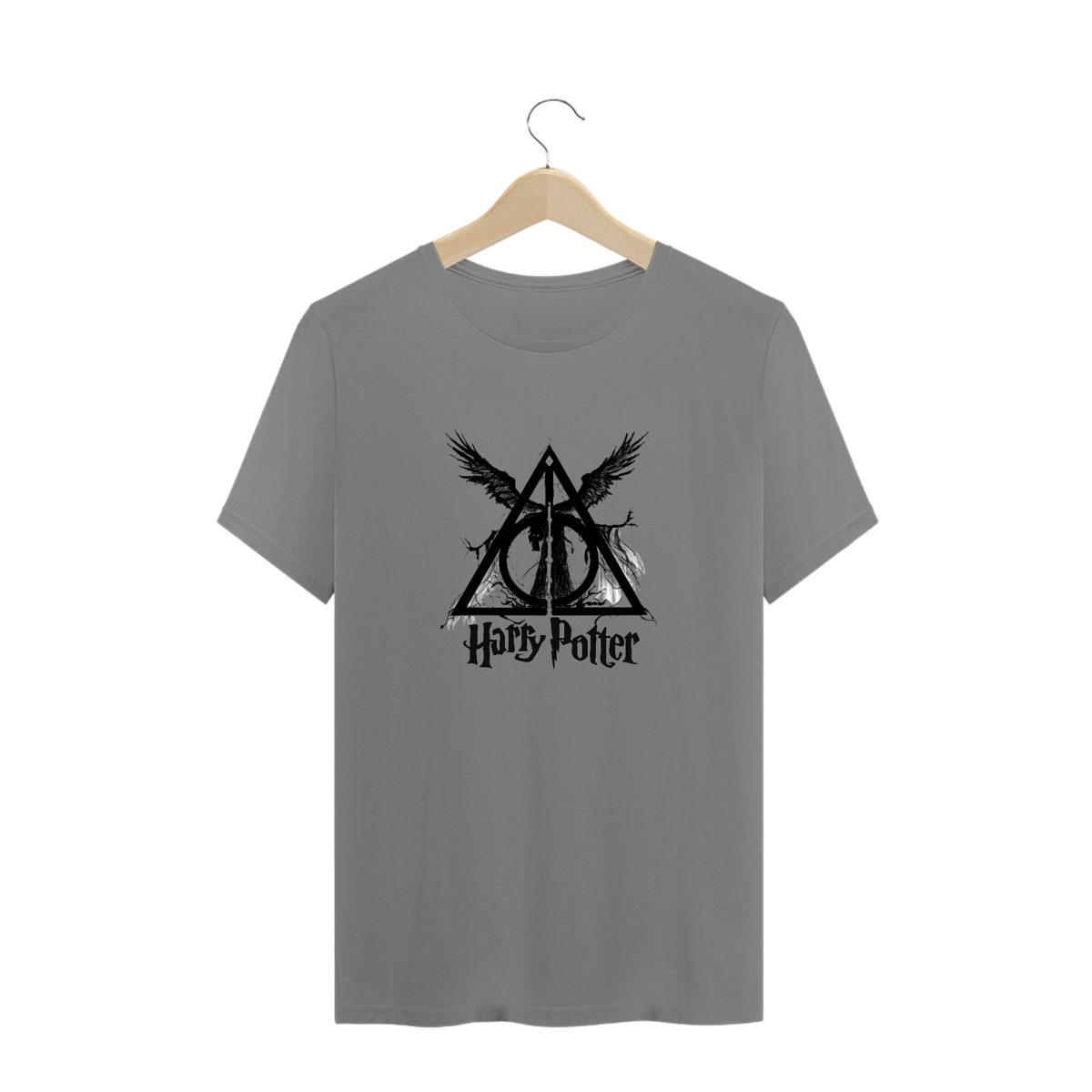 Nome do produto: Camiseta Harry Potter | Plus Size | As Relíquias da Morte