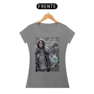 Nome do produto Camiseta Jon Snow | Game Of Thrones | Baby Look
