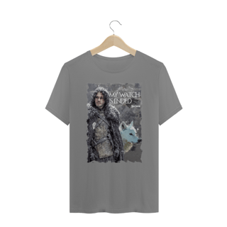 Nome do produto  Camiseta Jon Snow | Game Of Thrones | Plus Size