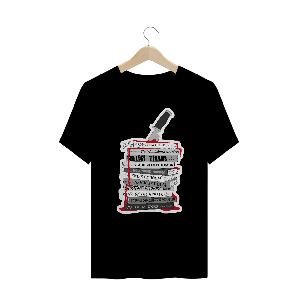 Nome do produto: Camiseta Pânico | Livros da Gale Weathers | Plus Size