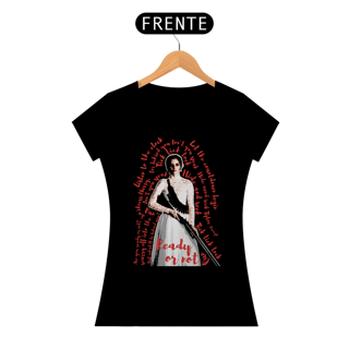 Nome do produto Camiseta Casamento Sangrento | Ready or Not | Hide and Seek | Baby Look