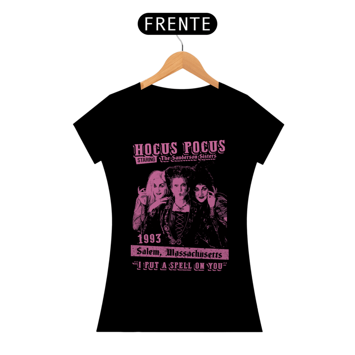 Nome do produto: Camiseta Abracadabra | I Put A Spell On You | Baby Look