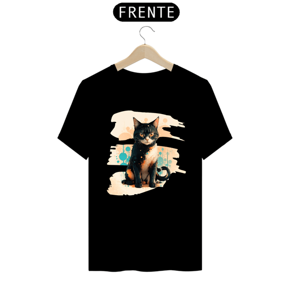 Camiseta Econômica Gato Personalizado