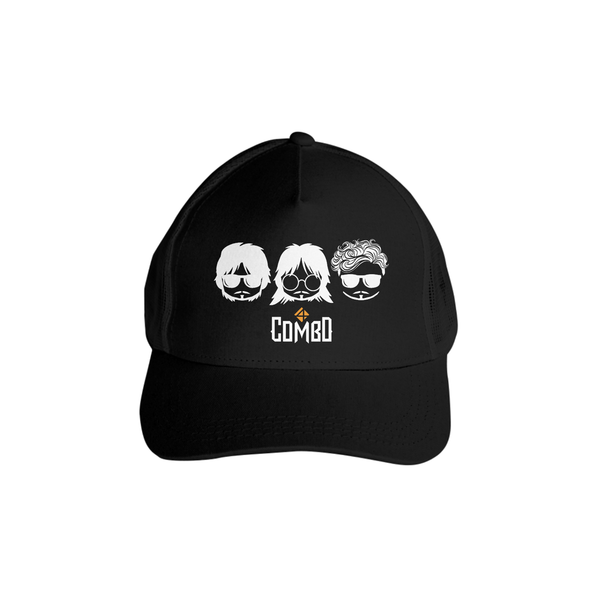 Nome do produto: Boné Americano com tela - Avatares