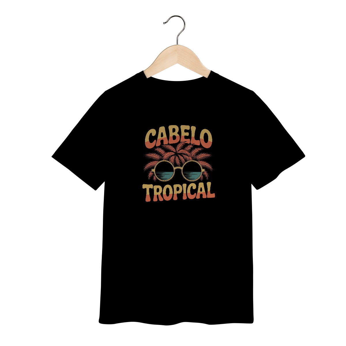 CAMISETA INFANTIL - CABELO TROPICAL