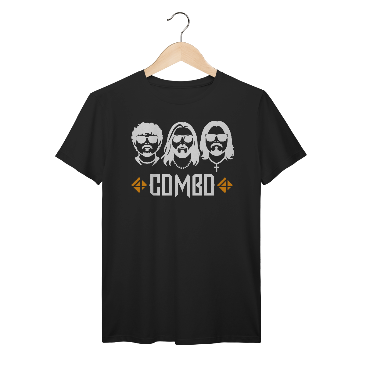 Nome do produto: CAMISETA - AVATARES MINIMALISTAS