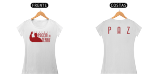 Nome do produto Camiseta Habemus Pacem in Terris - Feminina (branca) 