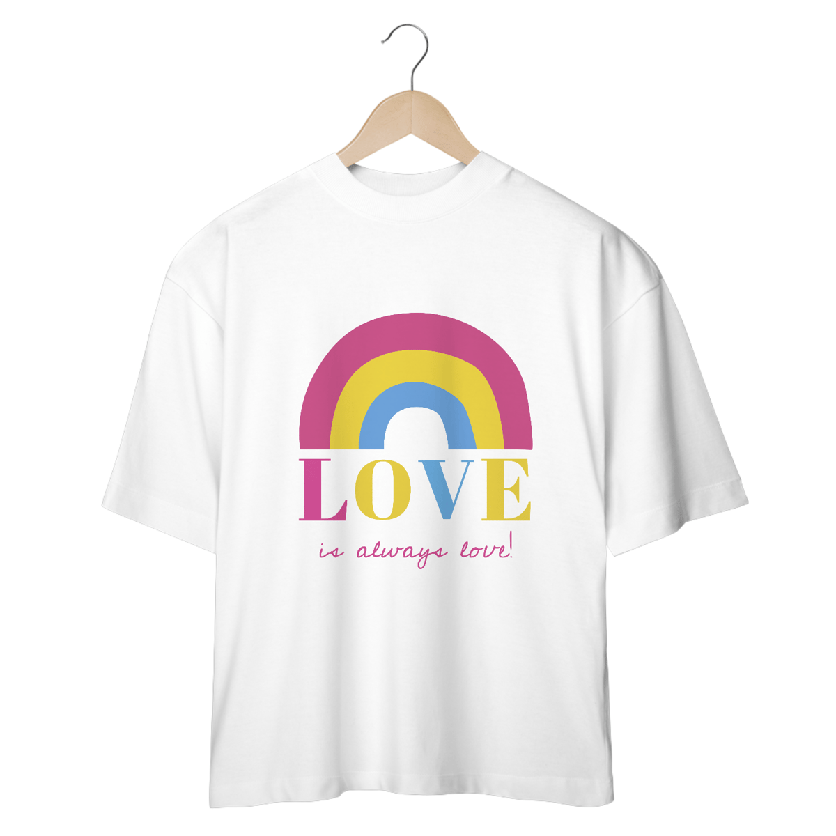 Nome do produto: OVERDIZED PANSEXUAL LOVE
