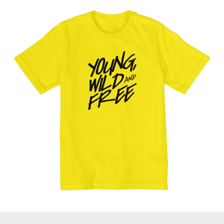 Nome do produto Camiseta Infantil Young, Wild and Free (2-8 anos)