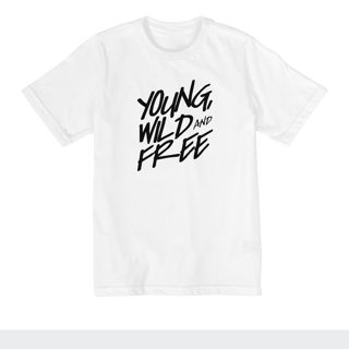 Nome do produto Camiseta Infantil Young, Wild and Free (2-8 anos)