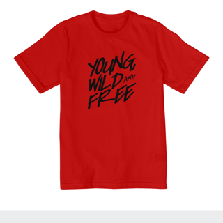 Camiseta Infantil Young, Wild and Free (2-8 anos)