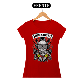Nome do produto Megadeth mod1 feminina