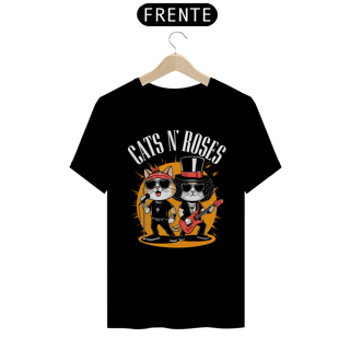 Nome do produto Camiseta Unissex - Cats N Roses