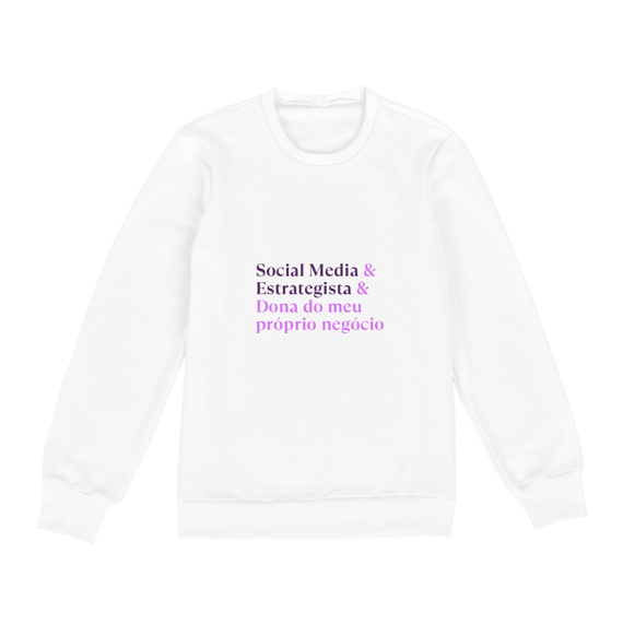 Moletom Social Media Estrategista