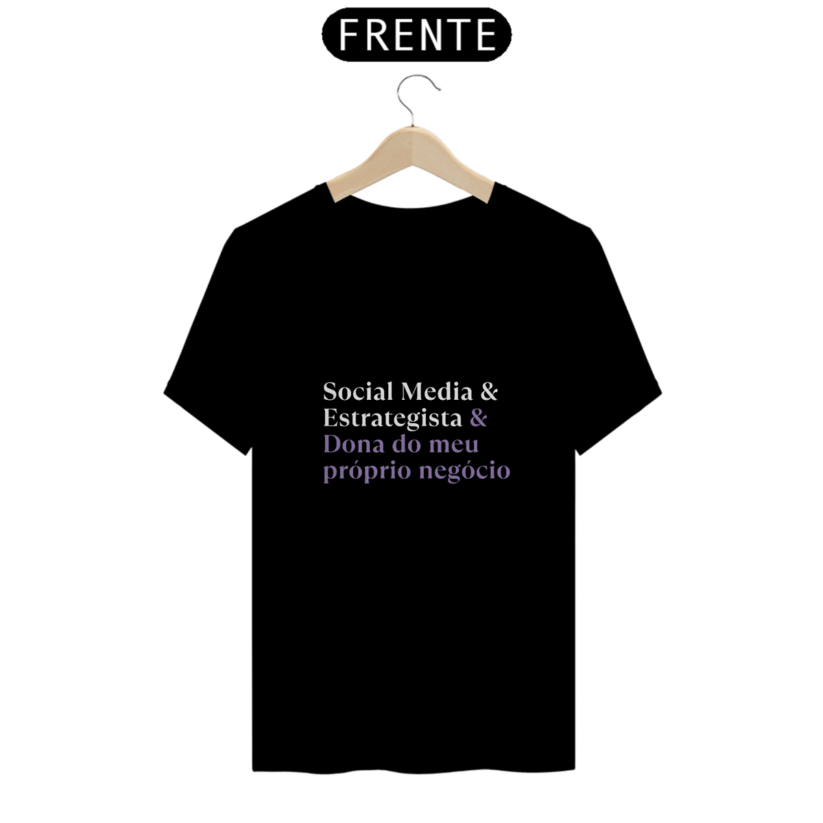 Nome do produto: T-SHIRT Social Media Estrategista