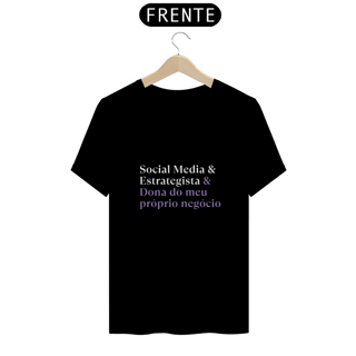 Nome do produto T-SHIRT Social Media Estrategista
