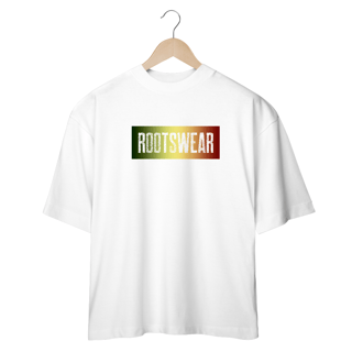 Nome do produto Camiseta Oversized Rootswear Reggae Unissex (Branca/Preta)